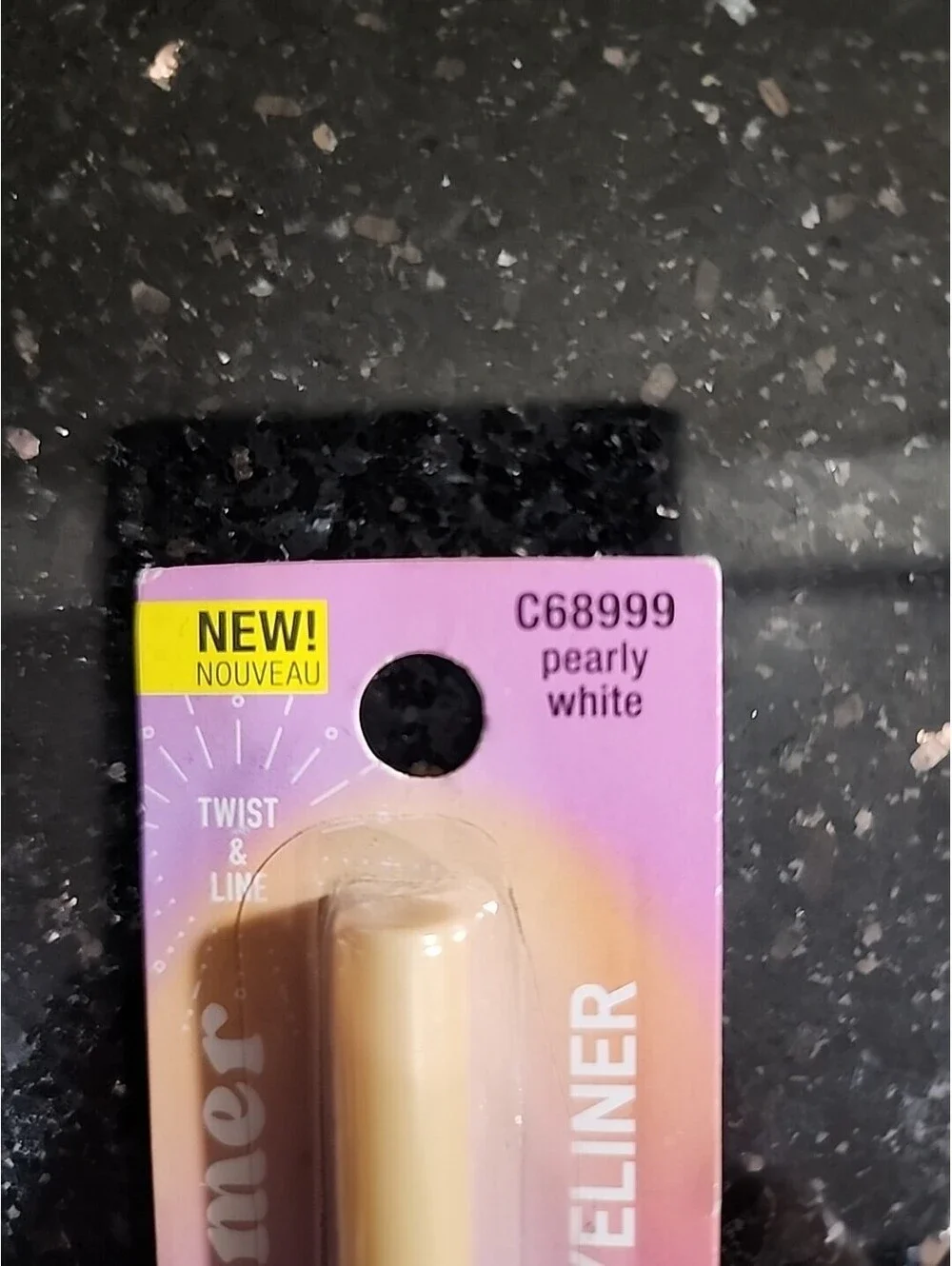 LA COLORS PEARLY WHITE C68999 CREAMY TWIST-UP LINE CRAYON PENCIL EYELINER